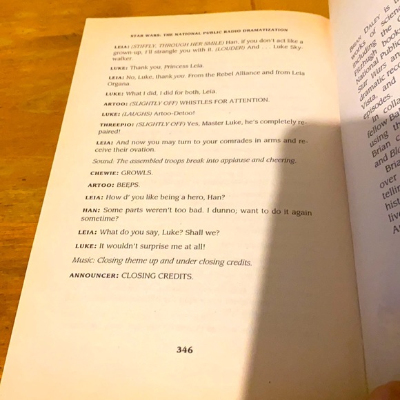 Star Wars Natl Public Radio Dramatization Book - Picture 8 of 8